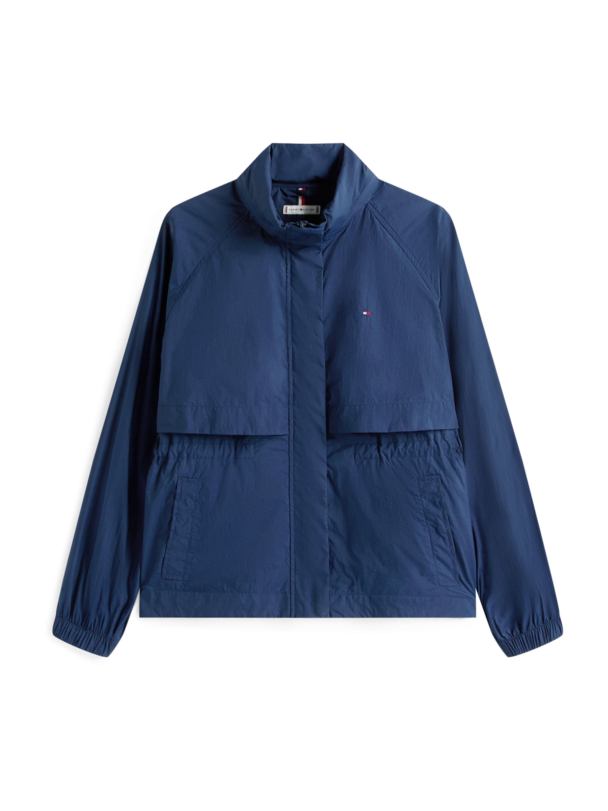 TOMMY HILFIGER Φθινοπωρινό και ανοιξιάτικο μπουφάν σε μπλε: μπροστά