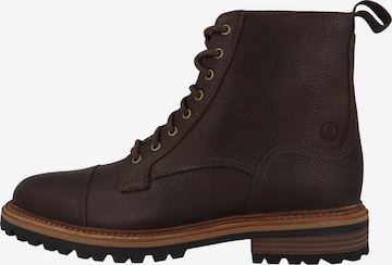 Bottines à lacets ' Clarkridge Hi ' CLARKS en marron : devant