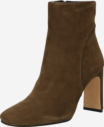 Bottines 'BERNICE' Steven New York en marron : devant