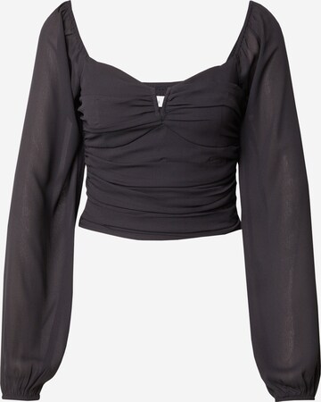 HOLLISTER Blouse 'EMEA' in Zwart: voorkant