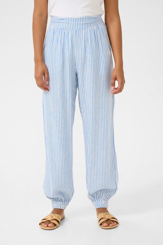 Cream Tapered Broek 'CRVenta' in Blauw: voorkant