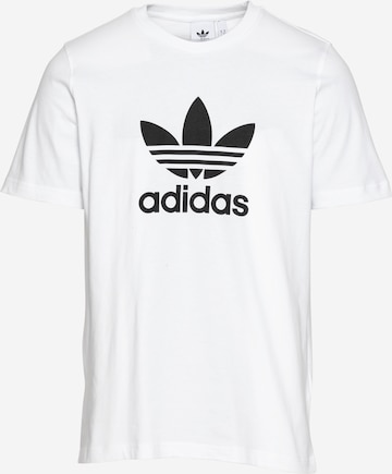 ADIDAS ORIGINALS Shirt 'Trefoil' in White: front