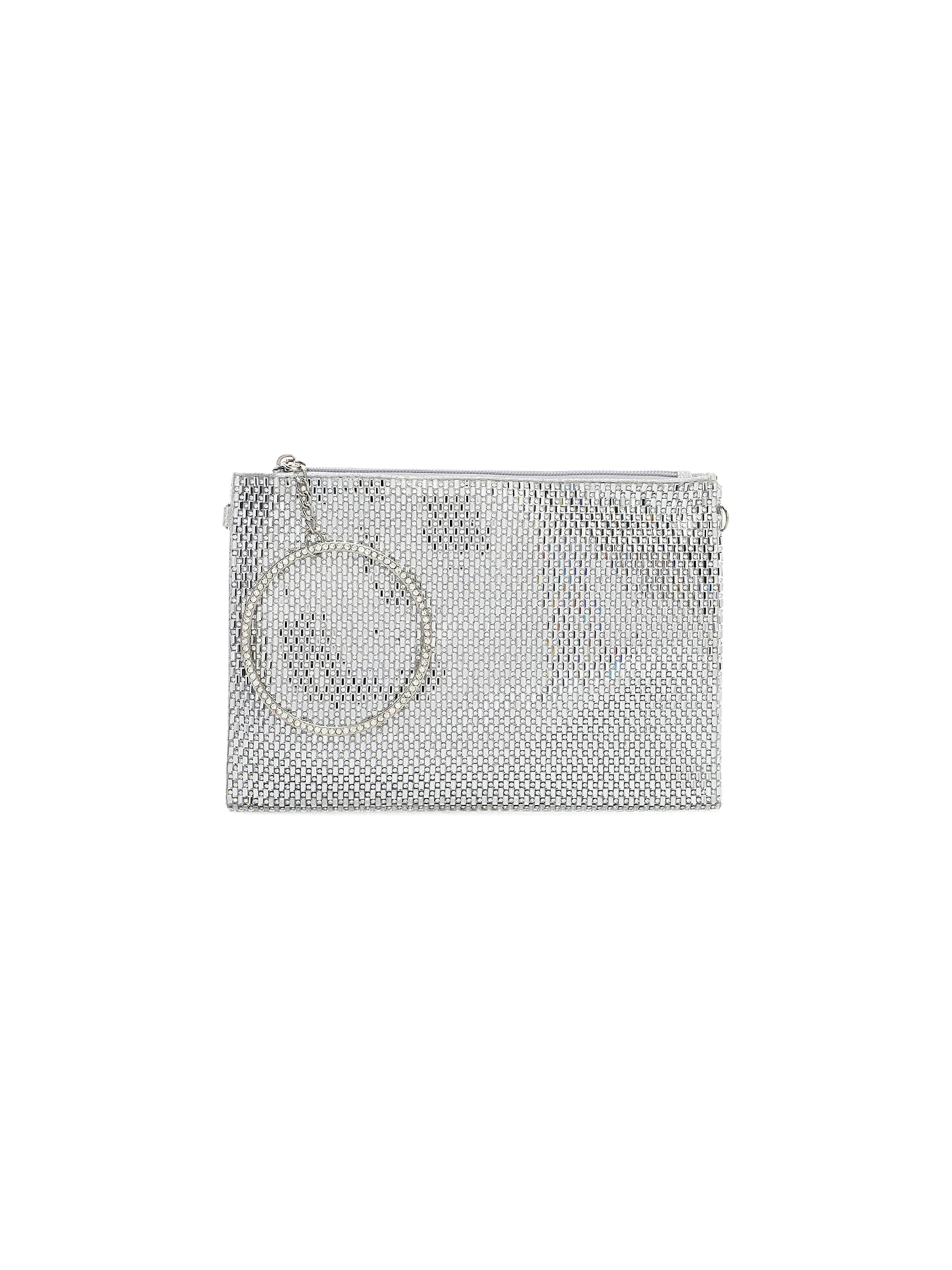 Derimod Pochette en argent, Vue avec produit