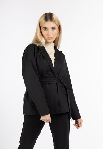 DreiMaster Klassik Between-Season Jacket in Black: front