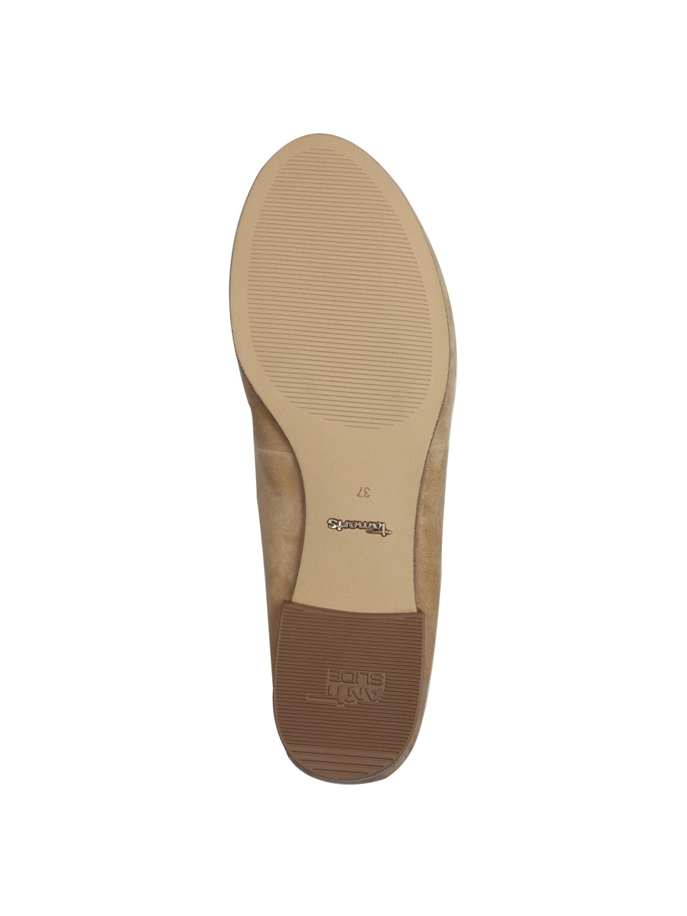 Tamaris Ballet Flats in Beige