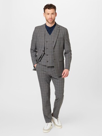 Coupe slim Costume 'LIAM' SELECTED HOMME en gris