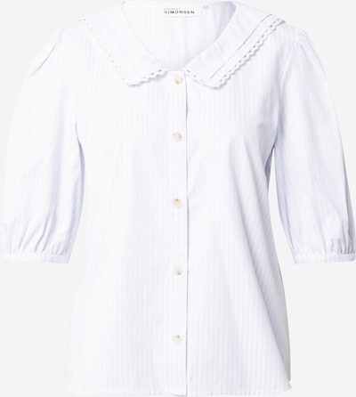 KAREN BY SIMONSEN Bluzka 'Becca' w kolorze pastelowy fiolet / białym, Podgląd produktu