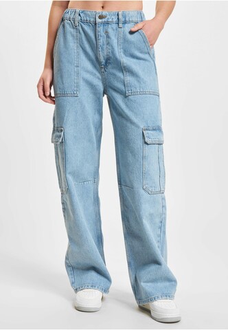 DEF Baggy Cargo jeans in Blue: front