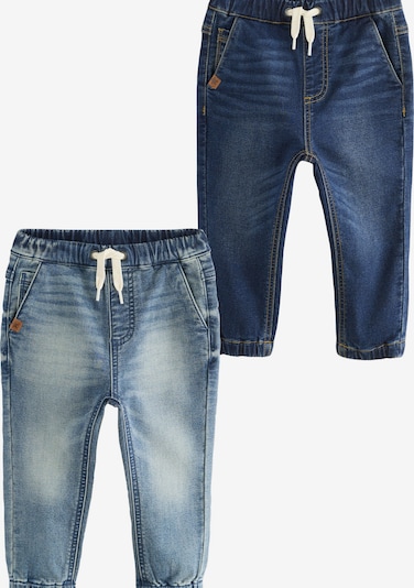 Džinsai iš Next, spalva – tamsiai (džinso) mėlyna / ruda / balta, Prekių apžvalga