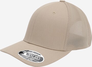 Casquette Flexfit en beige : devant