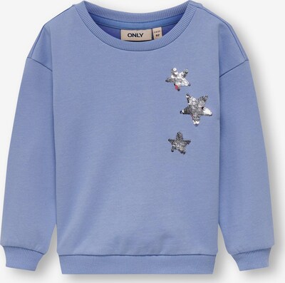 KIDS ONLY Sweat-shirt 'STAR' en bleu clair / argent, Vue avec produit