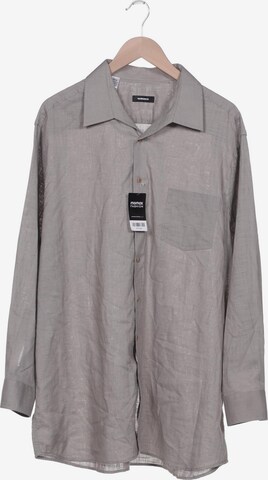 Walbusch Button Up Shirt in XXL in Grey: front