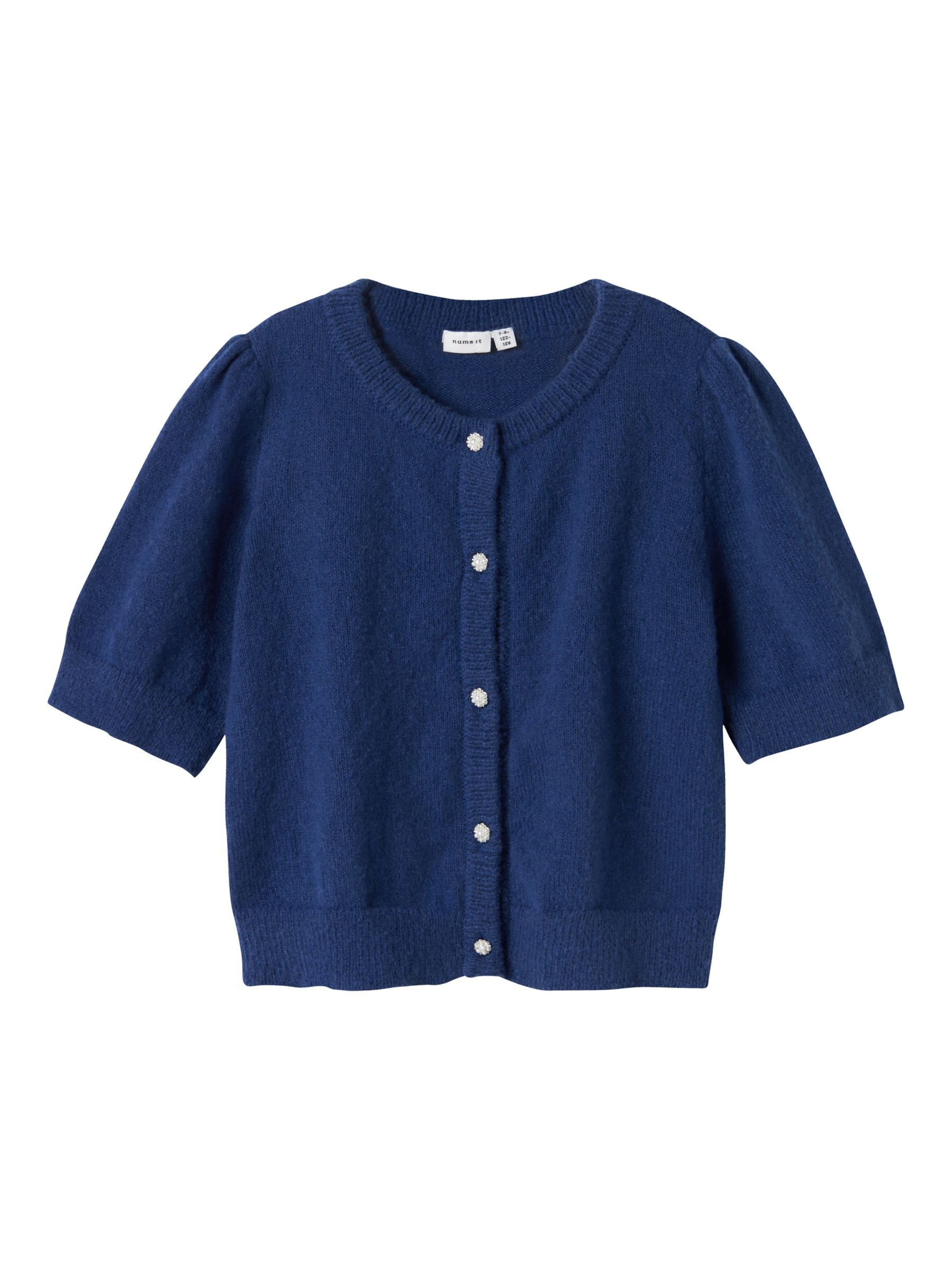 NAME IT - Cárdigan en azul: frente