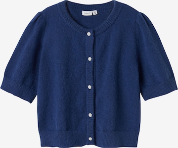 NAME IT Knit Cardigan in Blue: front