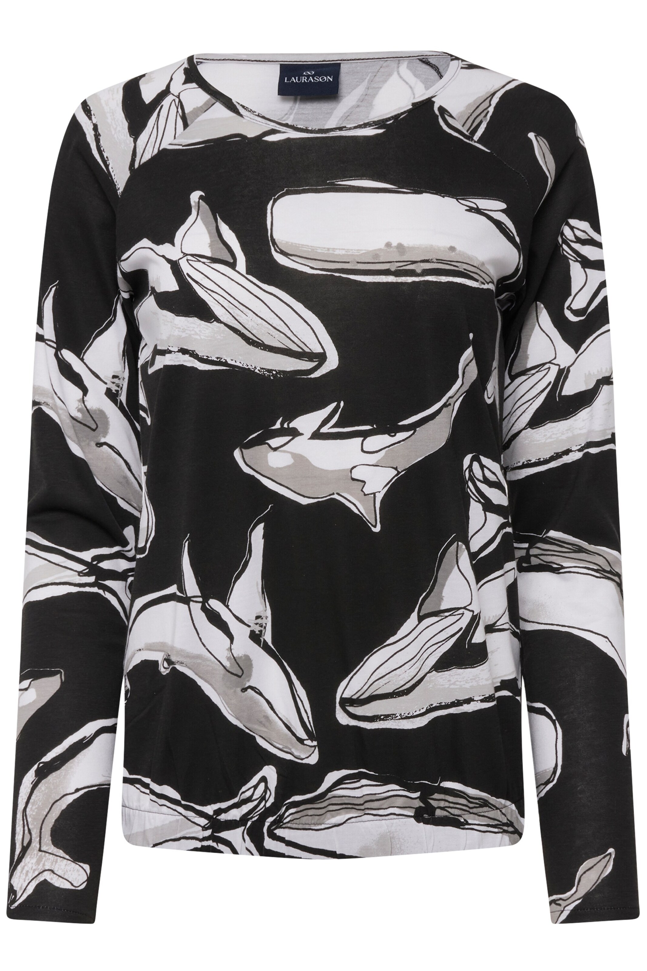 LAURASØN Shirt in Black: front