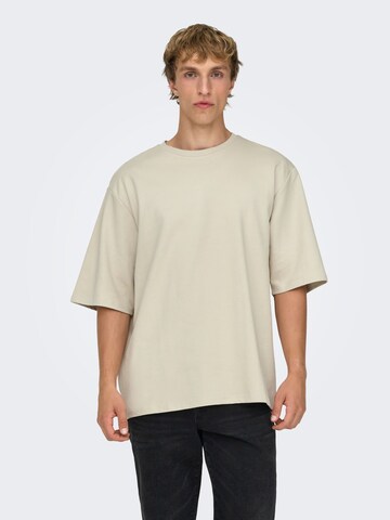Only & Sons Shirt 'ONSRobby' in Grijs: voorkant