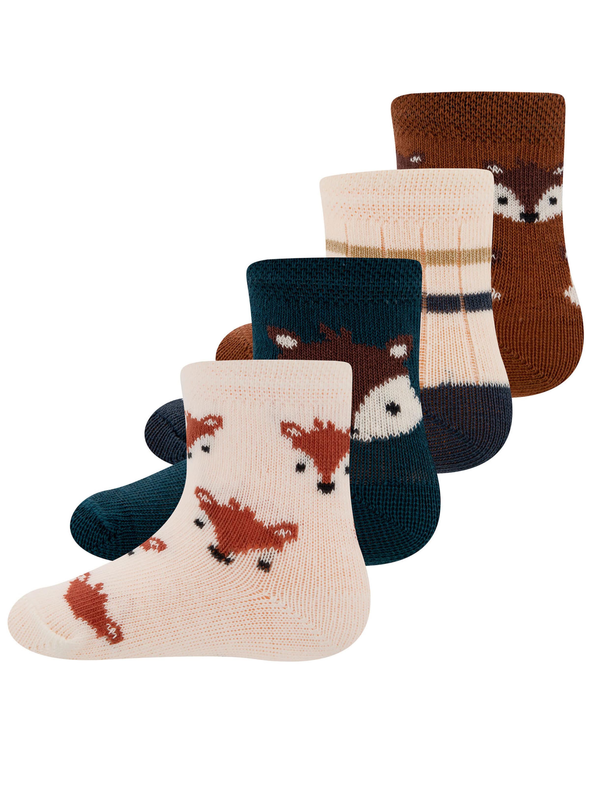 EWERS Ponožky 'Fuchs' - Béžová: predná strana