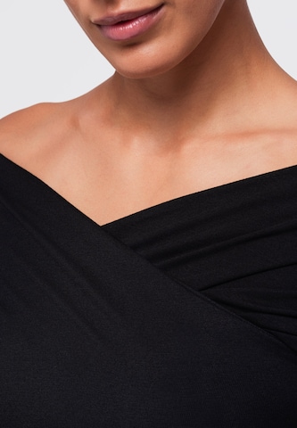 Ombre Blouse in Zwart
