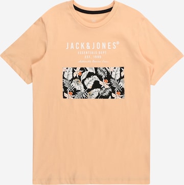 Jack & Jones Junior Majica 'CHILL' | oranžna barva: sprednja stran