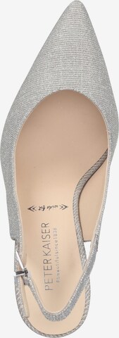 PETER KAISER Slingback Pumps in Silver