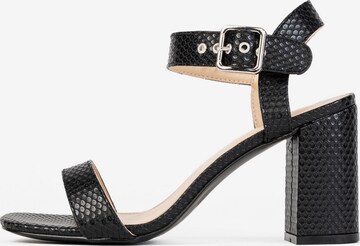 Celena Sandals 'Chanay' in Black: front