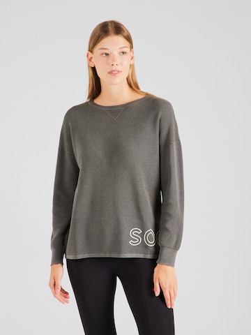 Soccx Пуловер в сиво: отпред