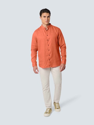 No Excess Regular Fit Hemd in Orange