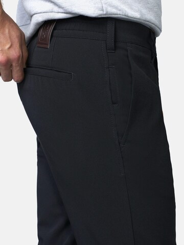 MEYER Slimfit Chinohose 'M5 Move 9-6196' in Schwarz