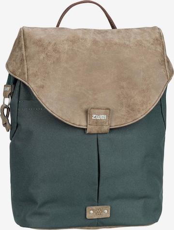 ZWEI Backpack 'Olli' in Green: front