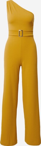 Tuta jumpsuit 'ASH' di WAL G. in giallo: frontale