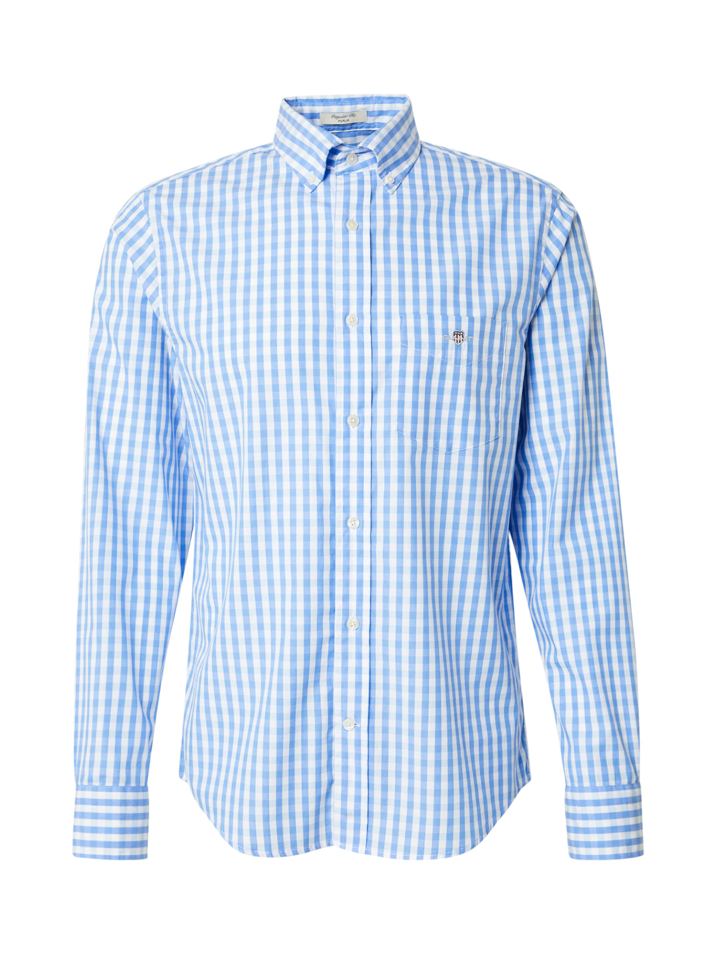 GANT Regular fit Πουκάμισο σε μπλε: μπροστά
