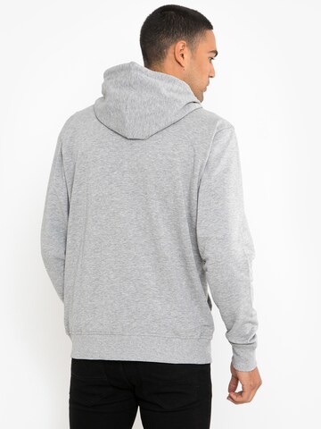 Threadbare Sweat jacket 'Through Tangerine' in Grey