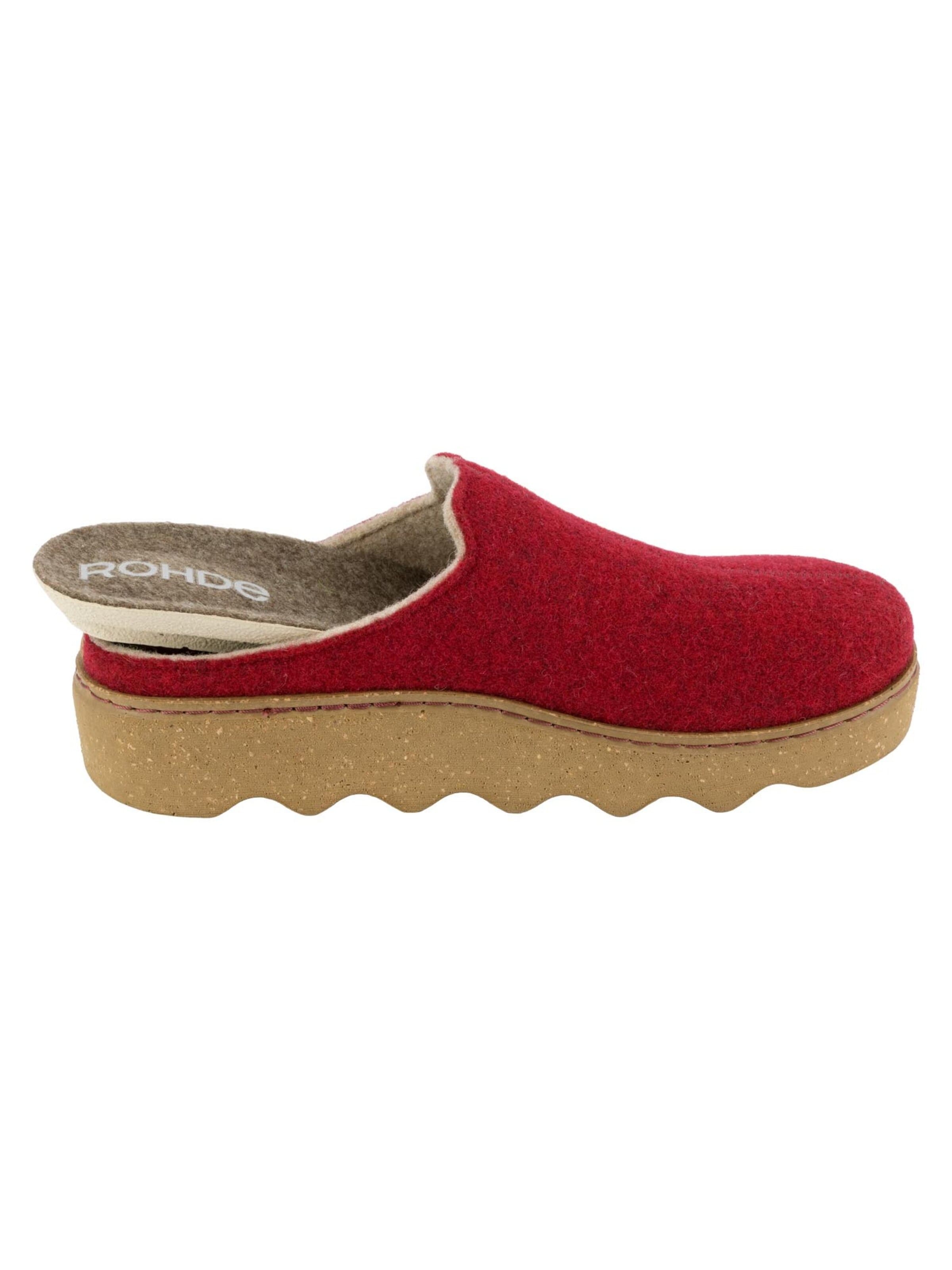 ROHDE Clogs 'Foggia-D' in Rood