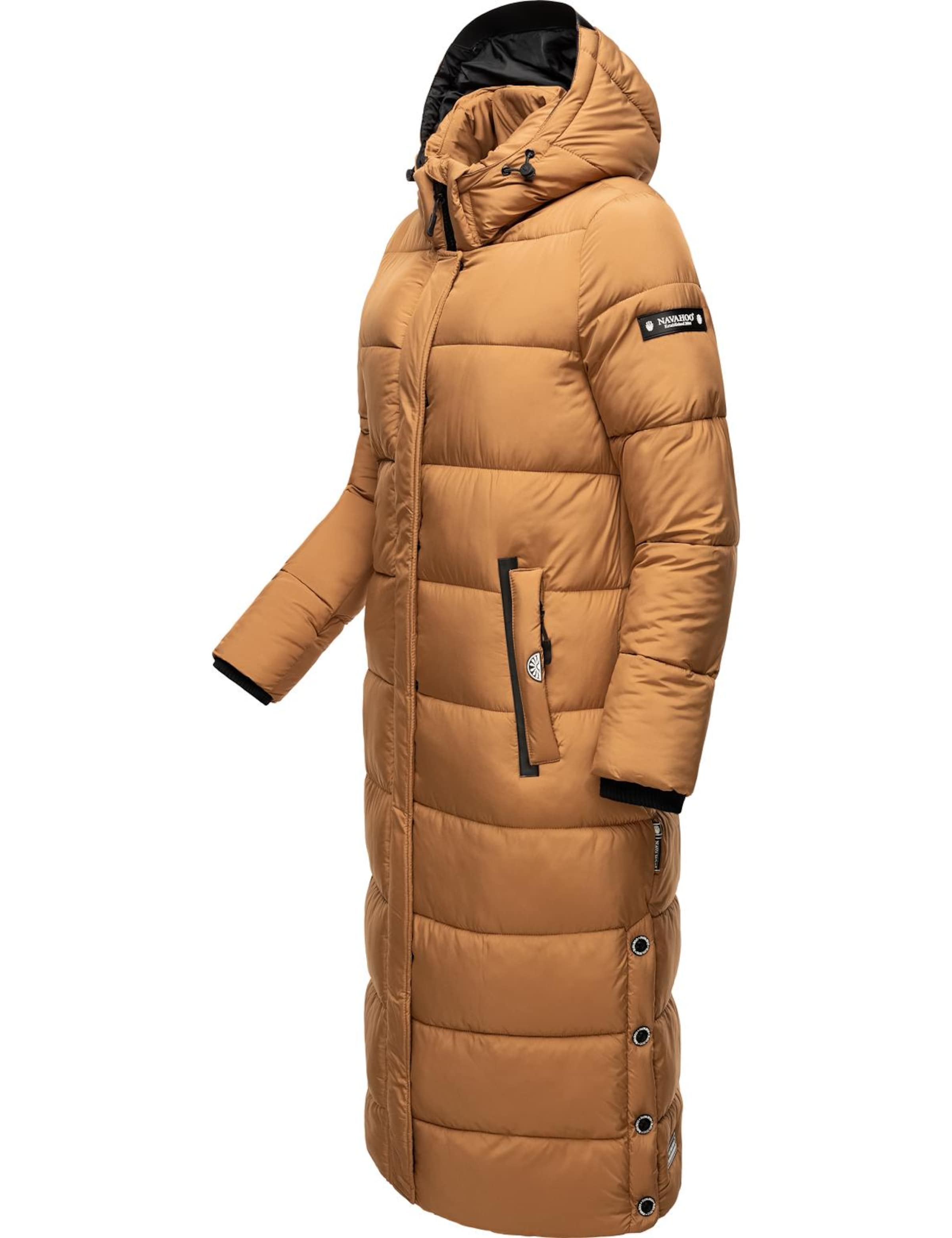 NAVAHOO Winter coat 'Isalie' in Brown