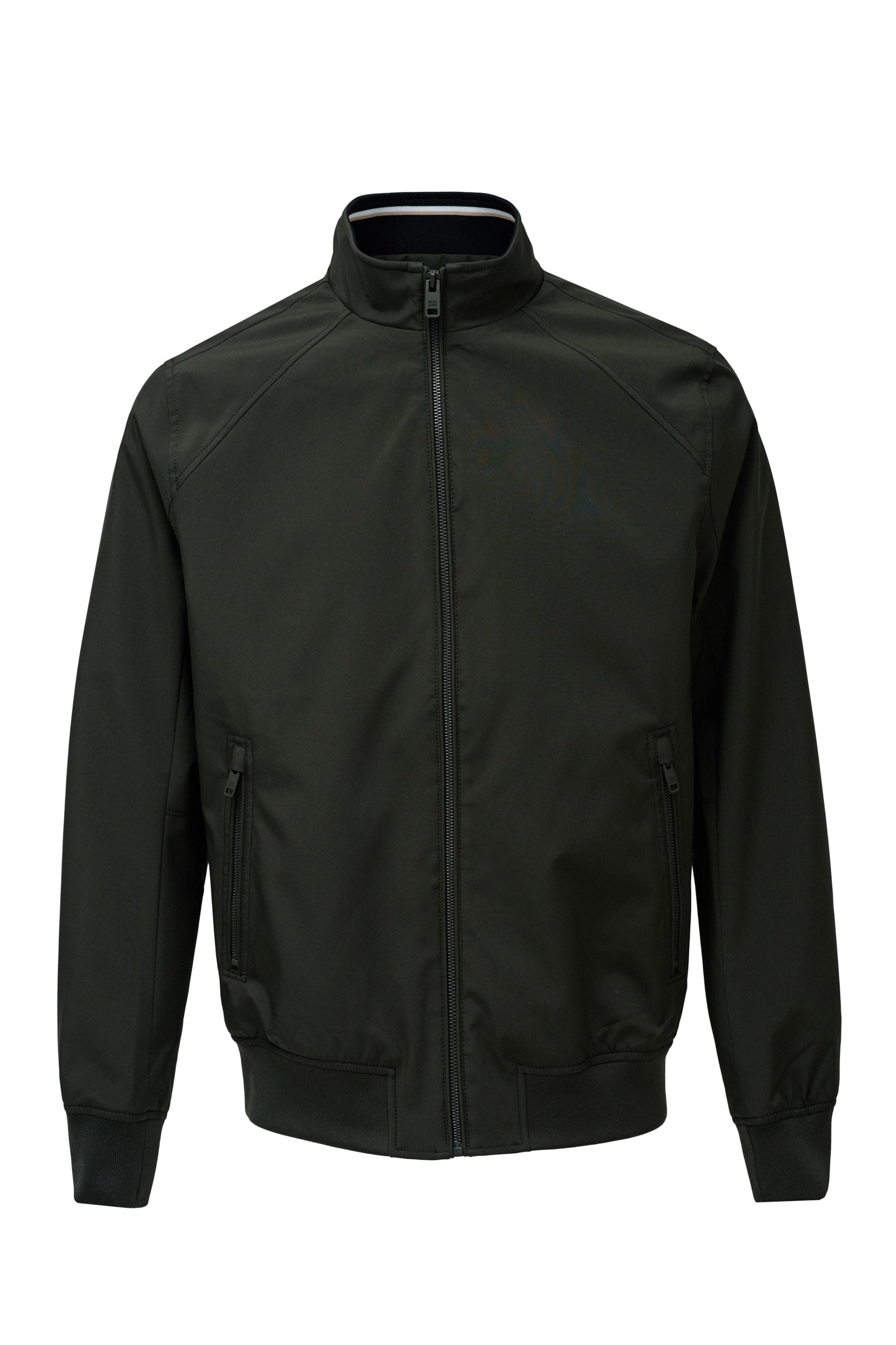 Salsa Jeans Tussenjas in Groen: voorkant