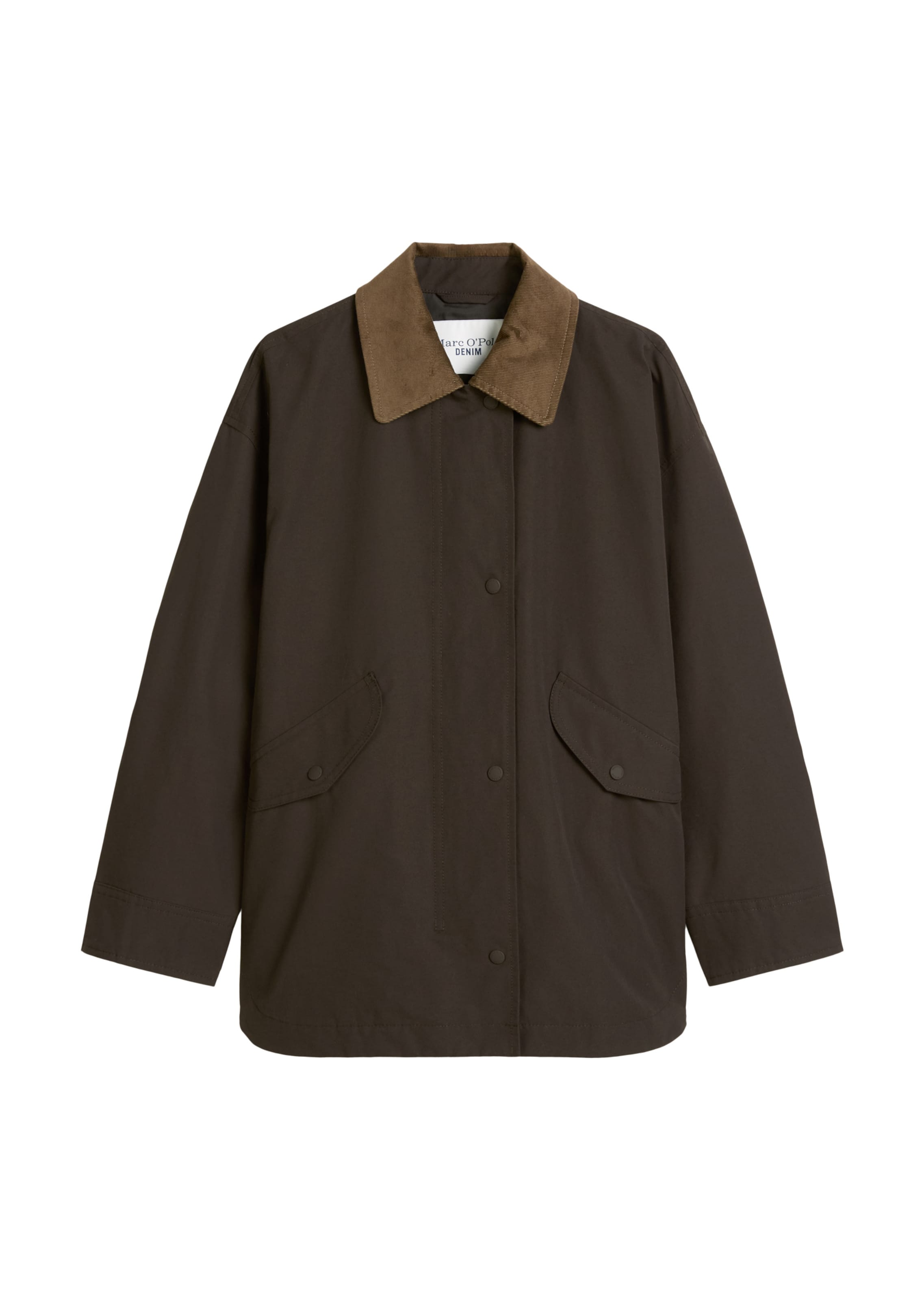 Veste mi-saison Marc O'Polo DENIM en marron : devant