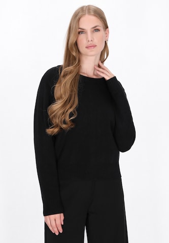 Cardigan DreiMaster Klassik en noir : devant