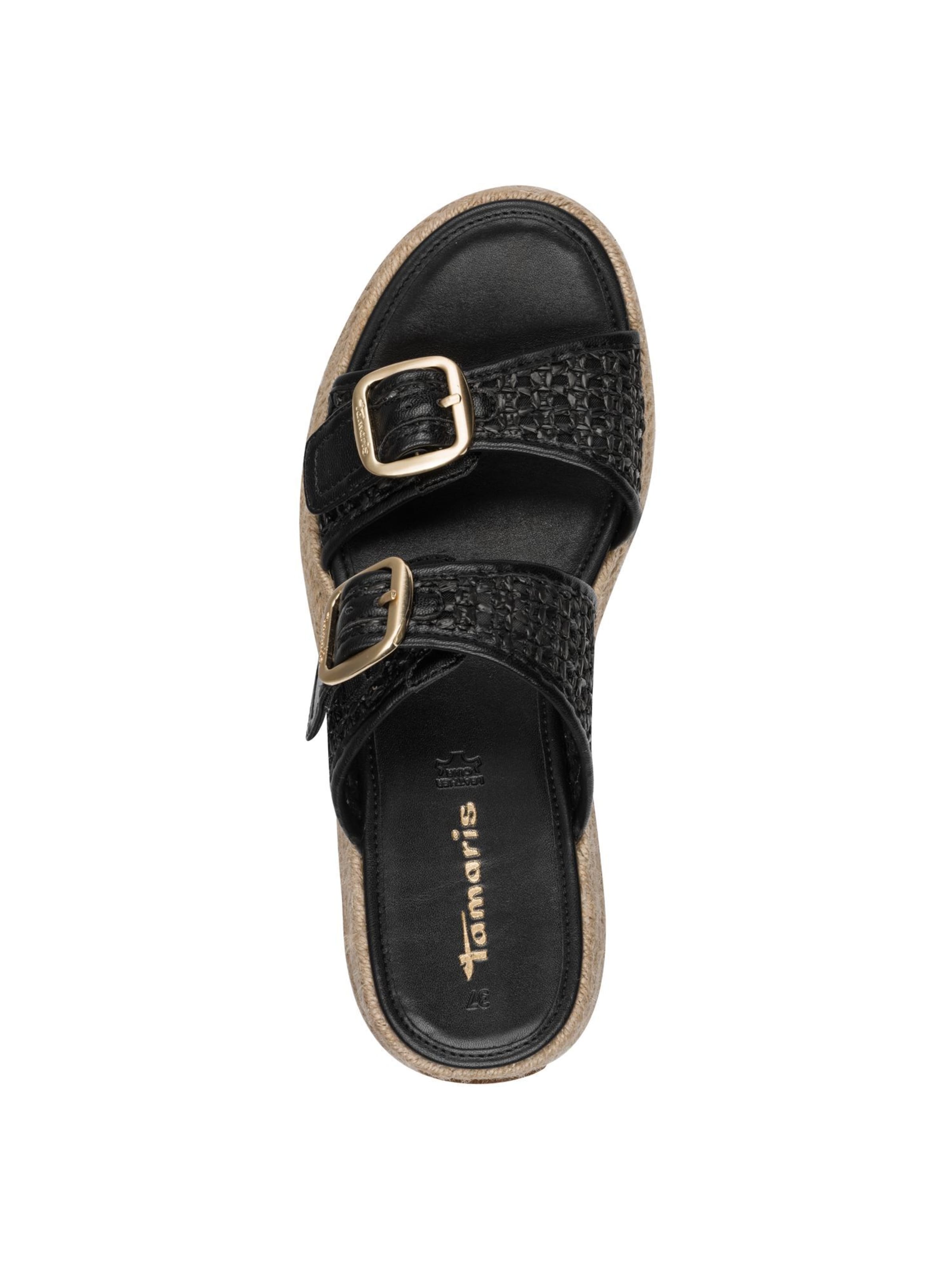 Mule Tamaris en noir