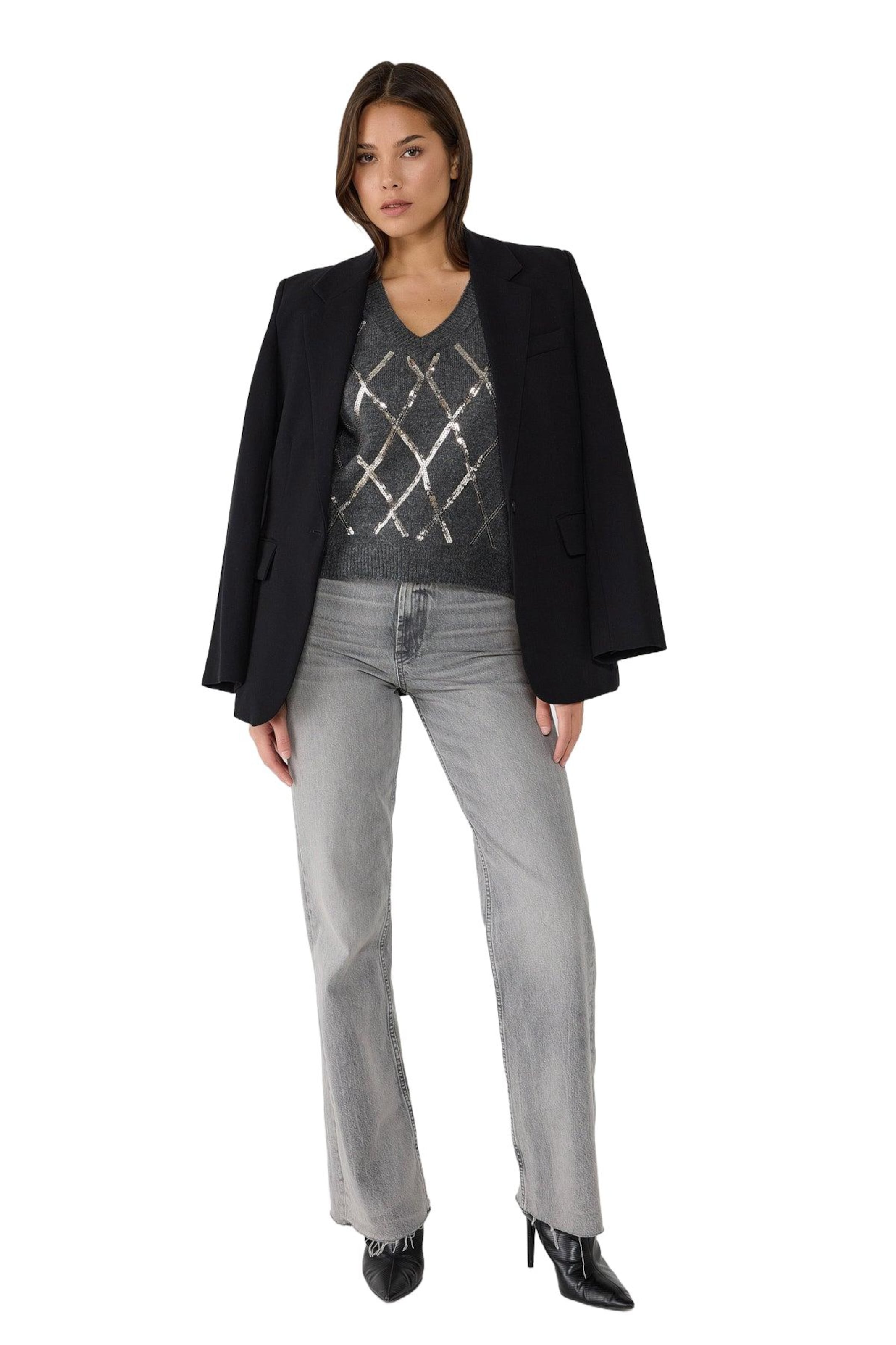 No Matter What Pullunder in Grau