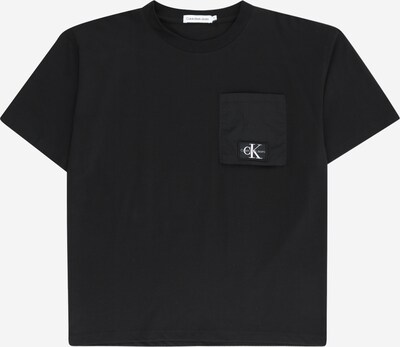 Calvin Klein Jeans Тениска в черно / бяло, Преглед на продукт�а