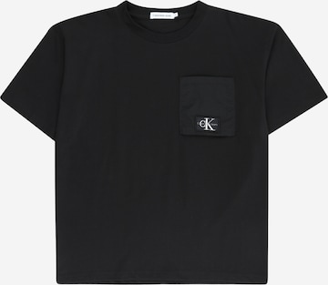 T-Shirt Calvin Klein Jeans en noir : devant