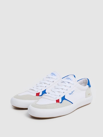 Pepe Jeans Sneaker 'Travis Brit' in Weiß