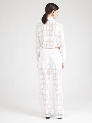 Marc Cain Loose fit Trousers in White