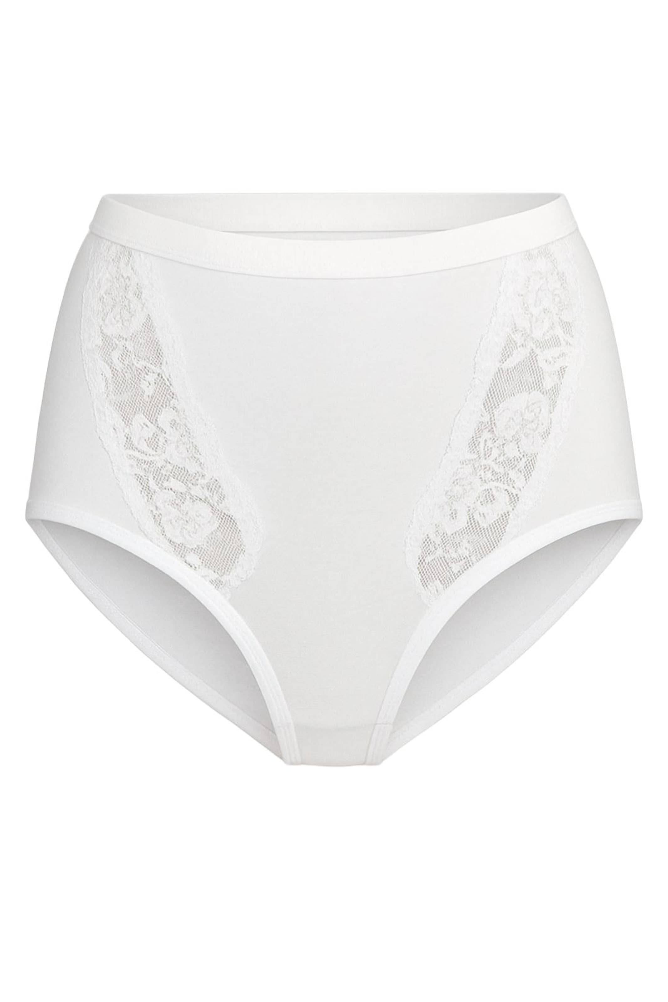 Blackspade Slip in Weiß: Vorderseite