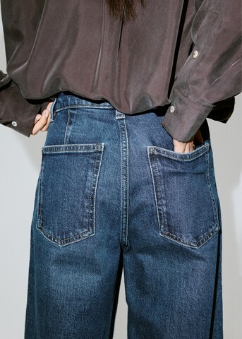 MANGO Wide leg Jeans 'CATHERIN' i blå