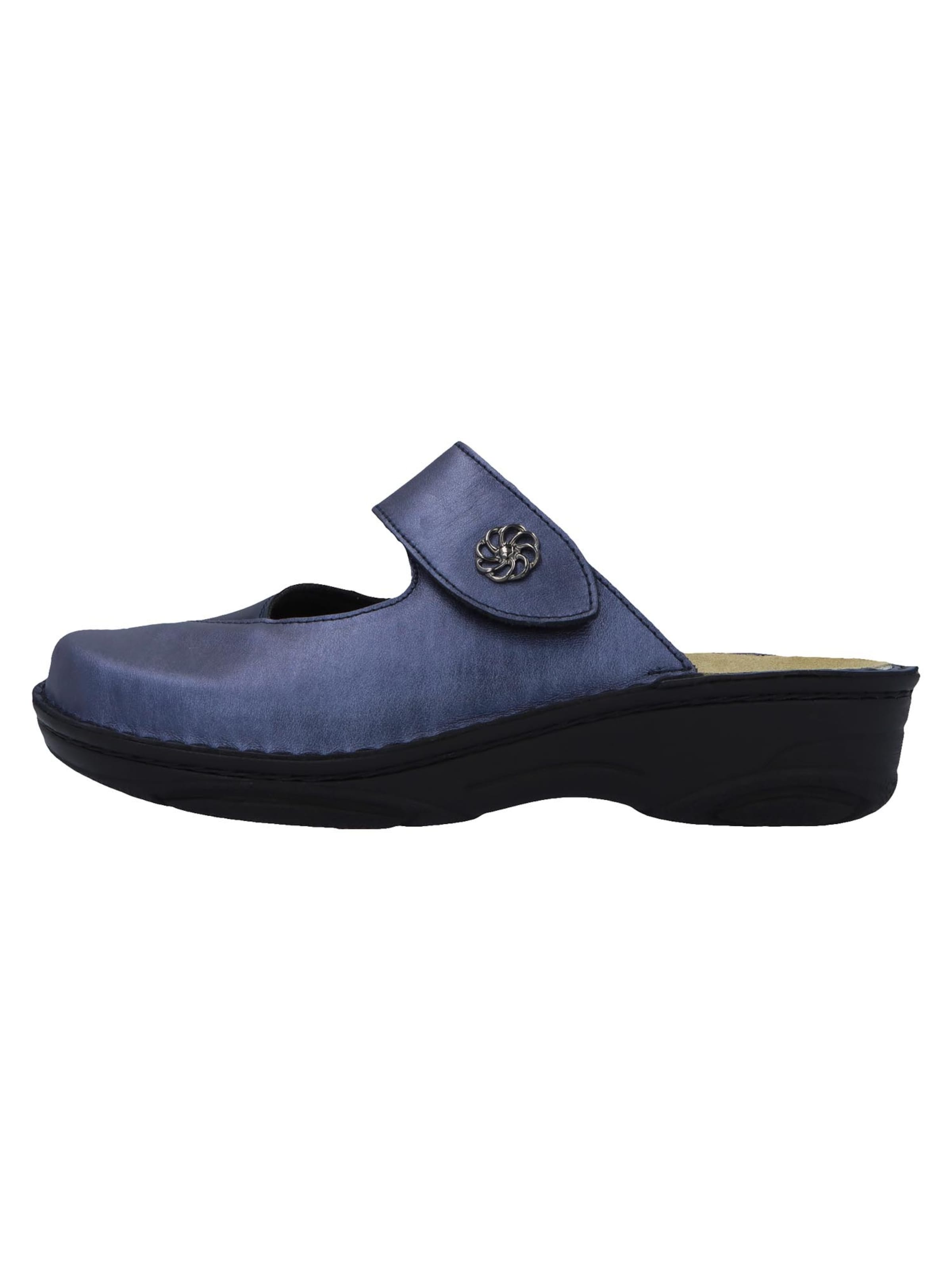 BERKEMANN Clogs 'Heliane' in Blue: front