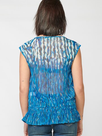 KOROSHI Bluse in Blau