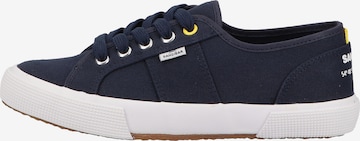 SANSIBAR Athletic Lace-Up Shoes in Blue