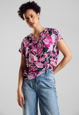 STREET ONE Blouse in Roze: voorkant