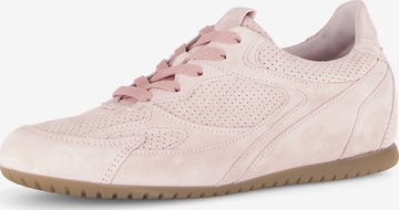 Baskets basses GABOR en rose : devant